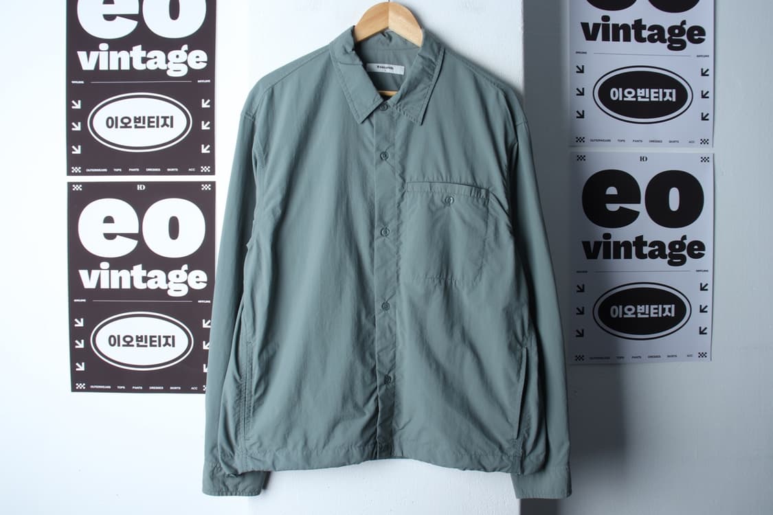 (L-XL) 에잇세컨즈 집업 바람막이 점퍼자켓 셔츠 나일론-H32375 상품이미지2