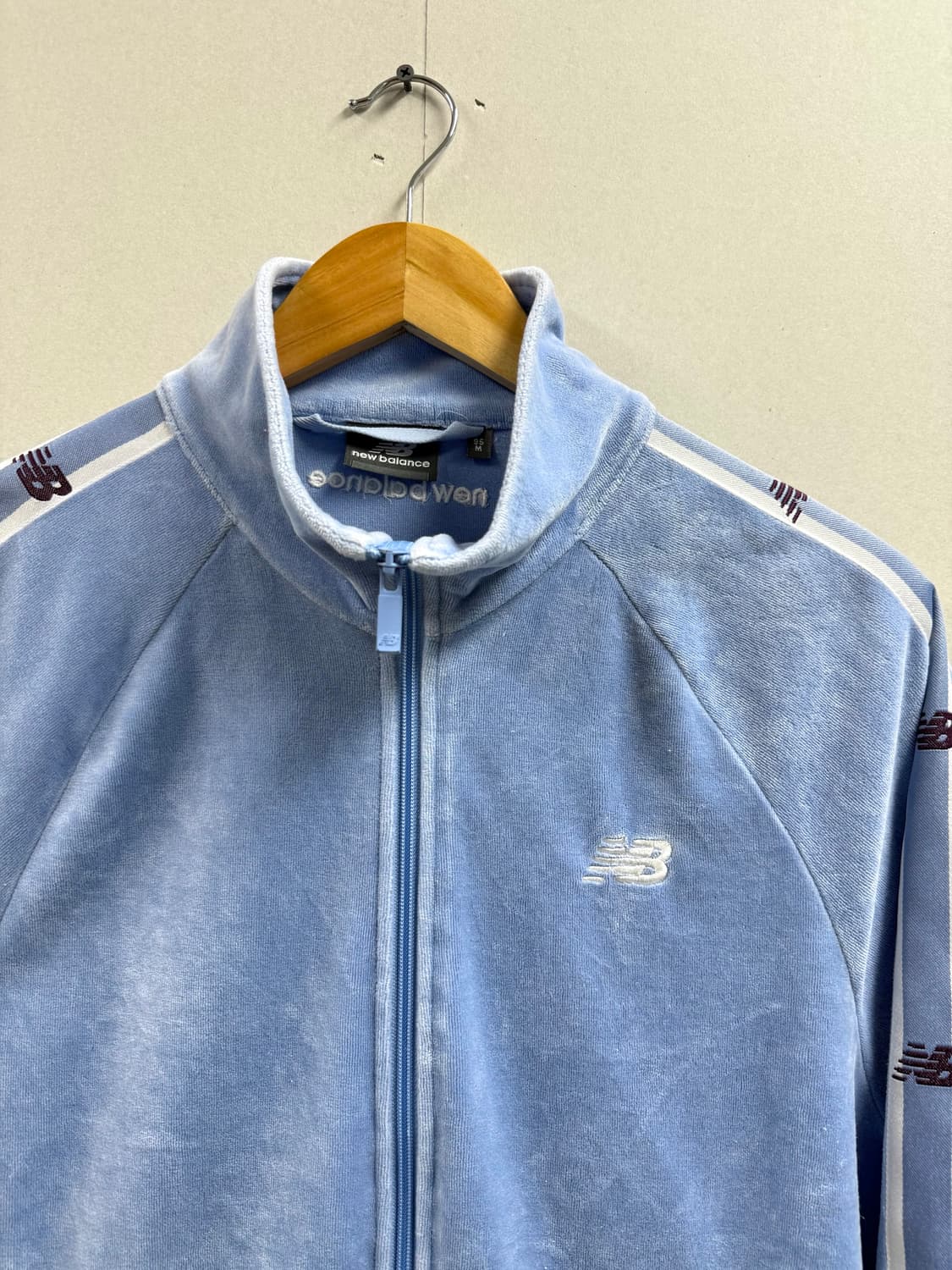 공용 M / 뉴발란스 벨로아 벨벳 져지 집업 트랙탑  상품이미지3