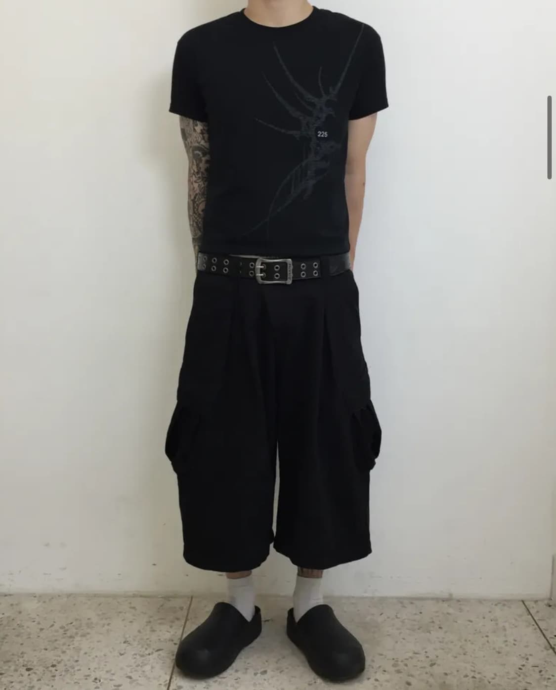 225 halftone line t-shirt 반팔 상품이미지2