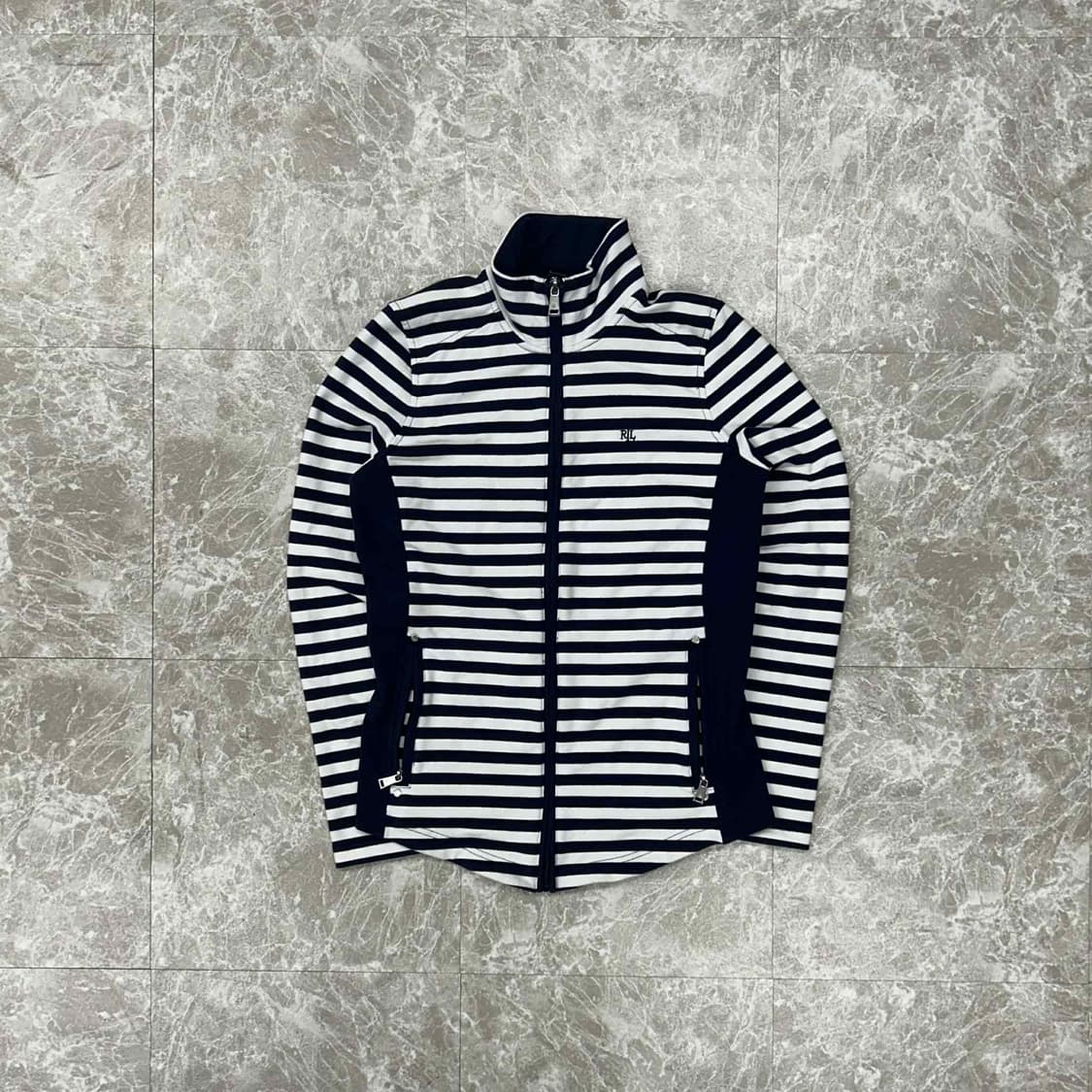 폴로 랄프로렌 핀터깔 RL 스트라이프 걸즈 트랙탑 희귀져지(XS) 상품이미지2