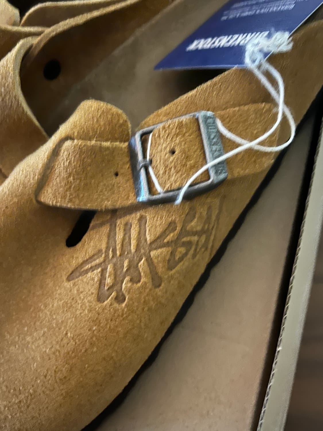 [40]스투시 버켄스탁 보스턴 카라멜 상품이미지4