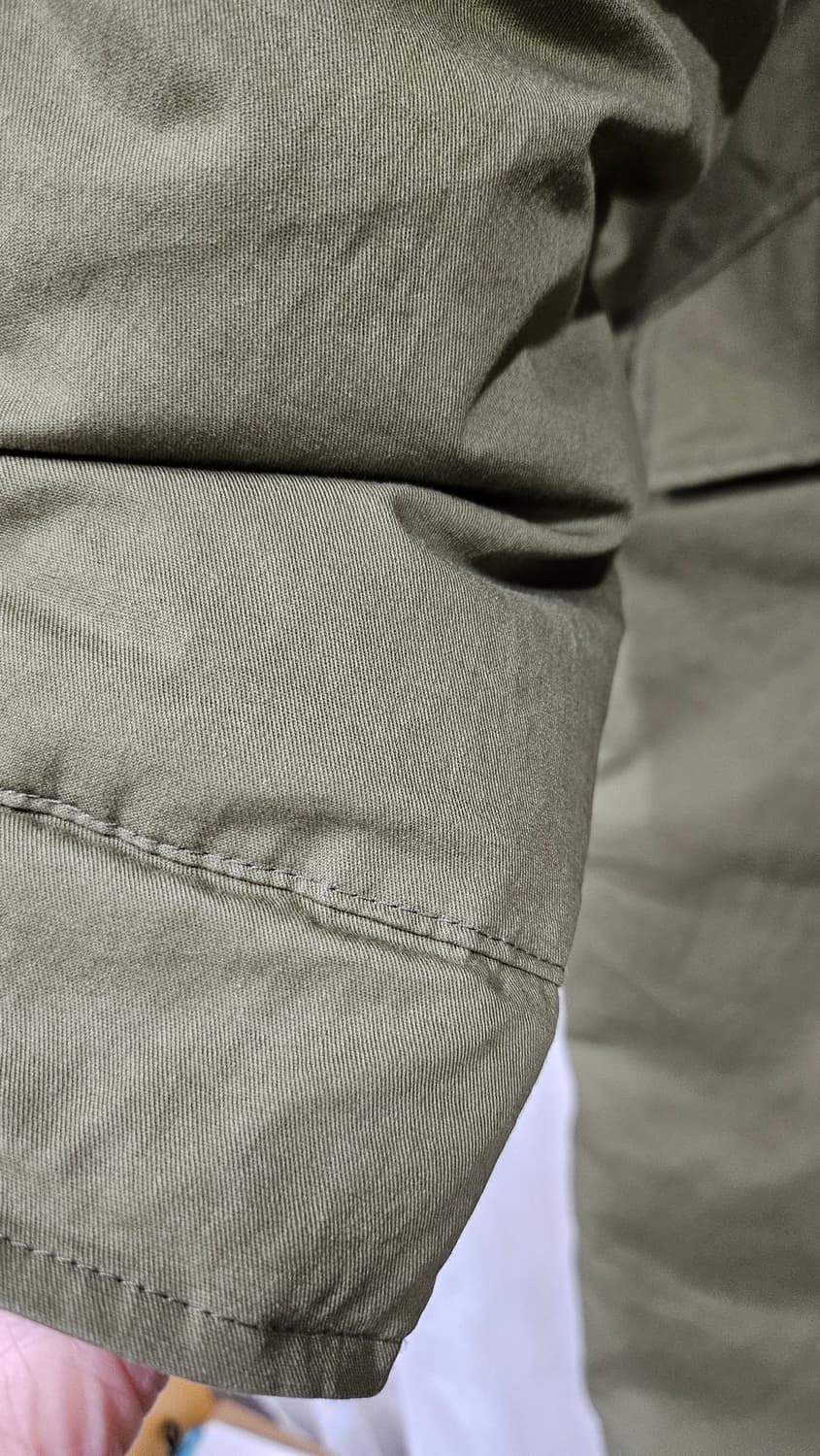 카키  오리털 야상 개파카 상품이미지7