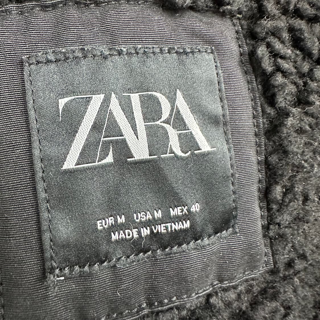 95 자라 남자 안감 뽀글이 야상 점퍼 상품이미지4