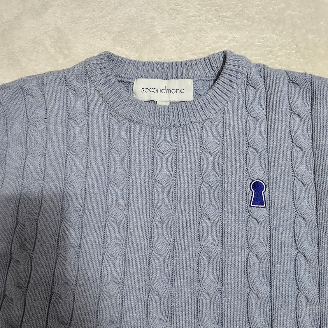 (XS)여성 세컨모놀로그 케이블 니트  상품이미지2