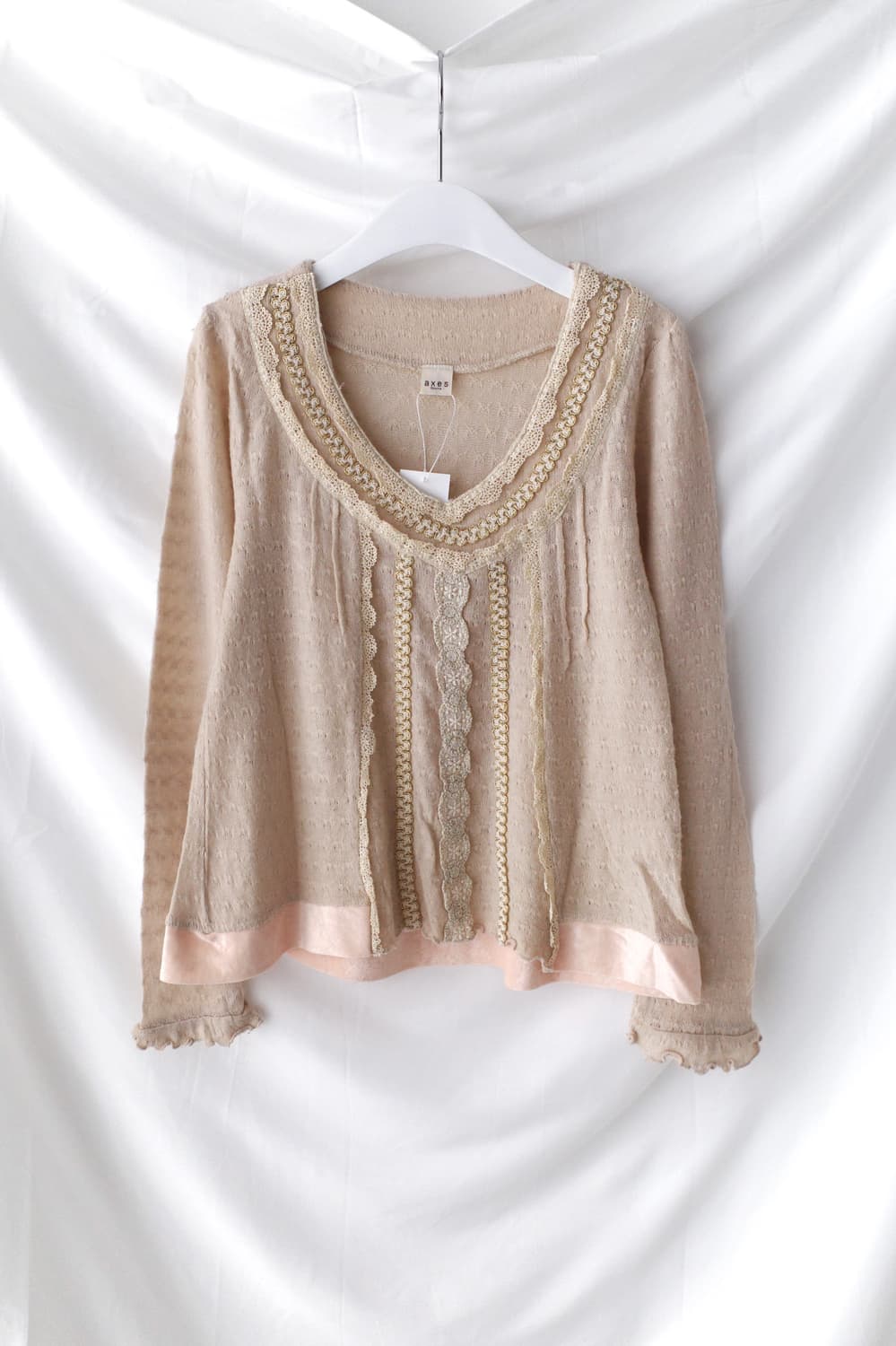 axes femme) lace knit T 상품이미지1