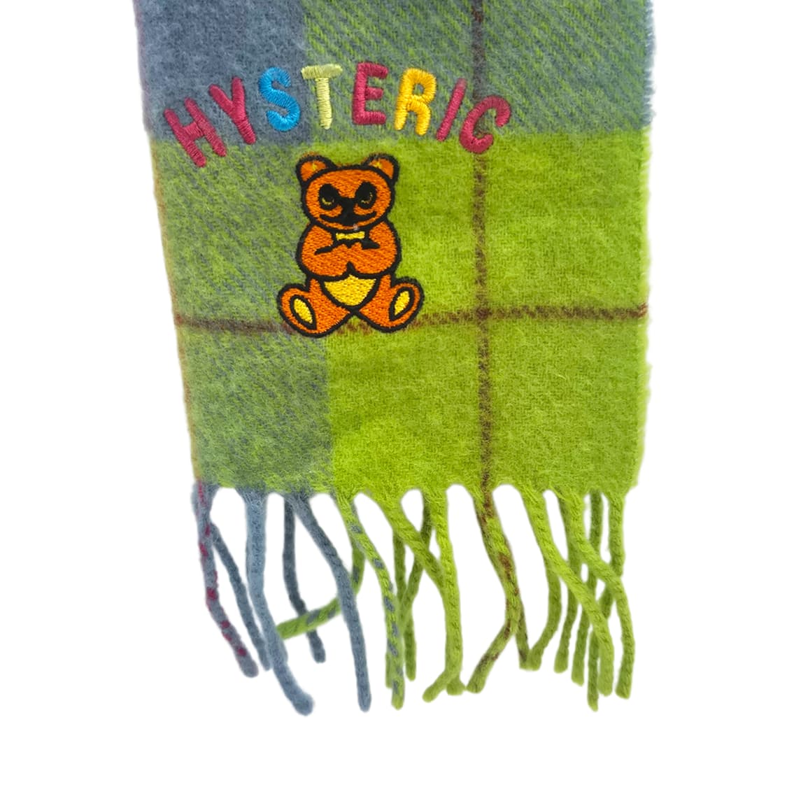 05s 히스테릭글래머 베어 타탄 체크 울 100% 머플러 상품이미지3