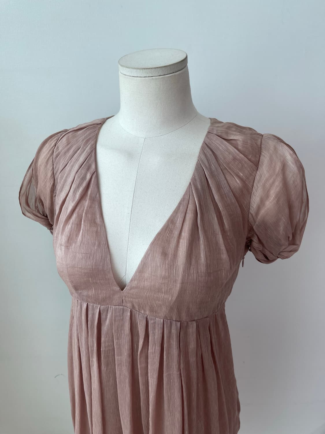 바네사부르노 원피스 핑크 쉬폰 원피스 36 (44) 스 상품이미지7