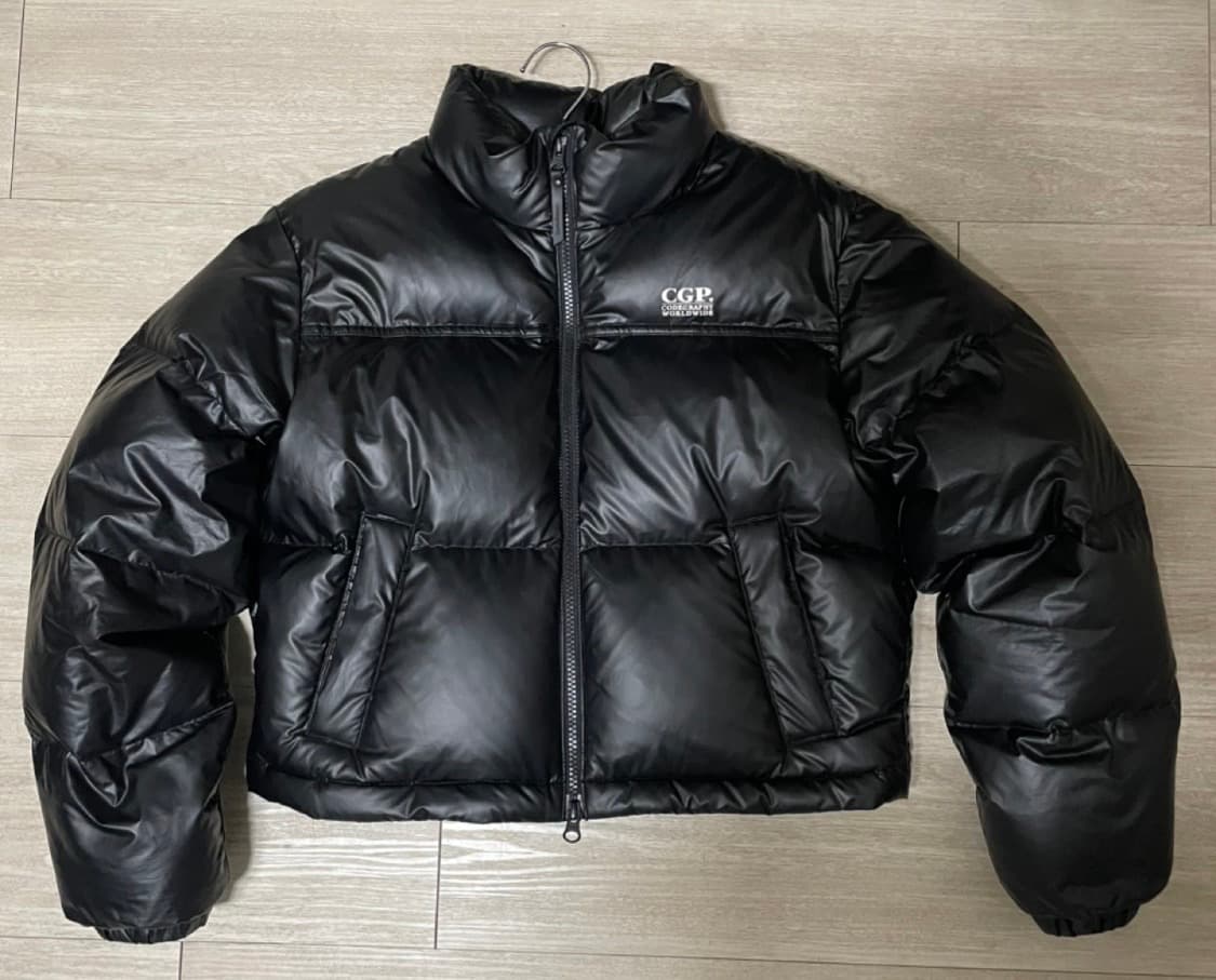 코드그라피 글로시 덕다운 숏패딩 상품이미지2