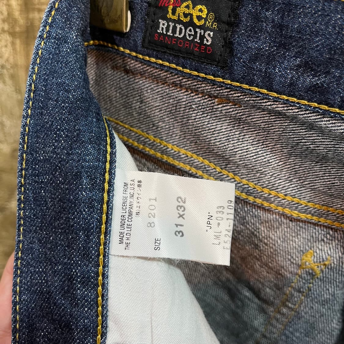 재팬 Lee 리 부츠컷 데님 팬츠 상품이미지5