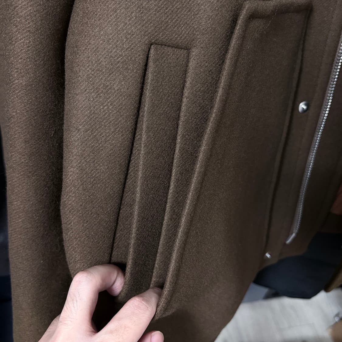 솔리드옴므 숏후드코트 상품이미지6