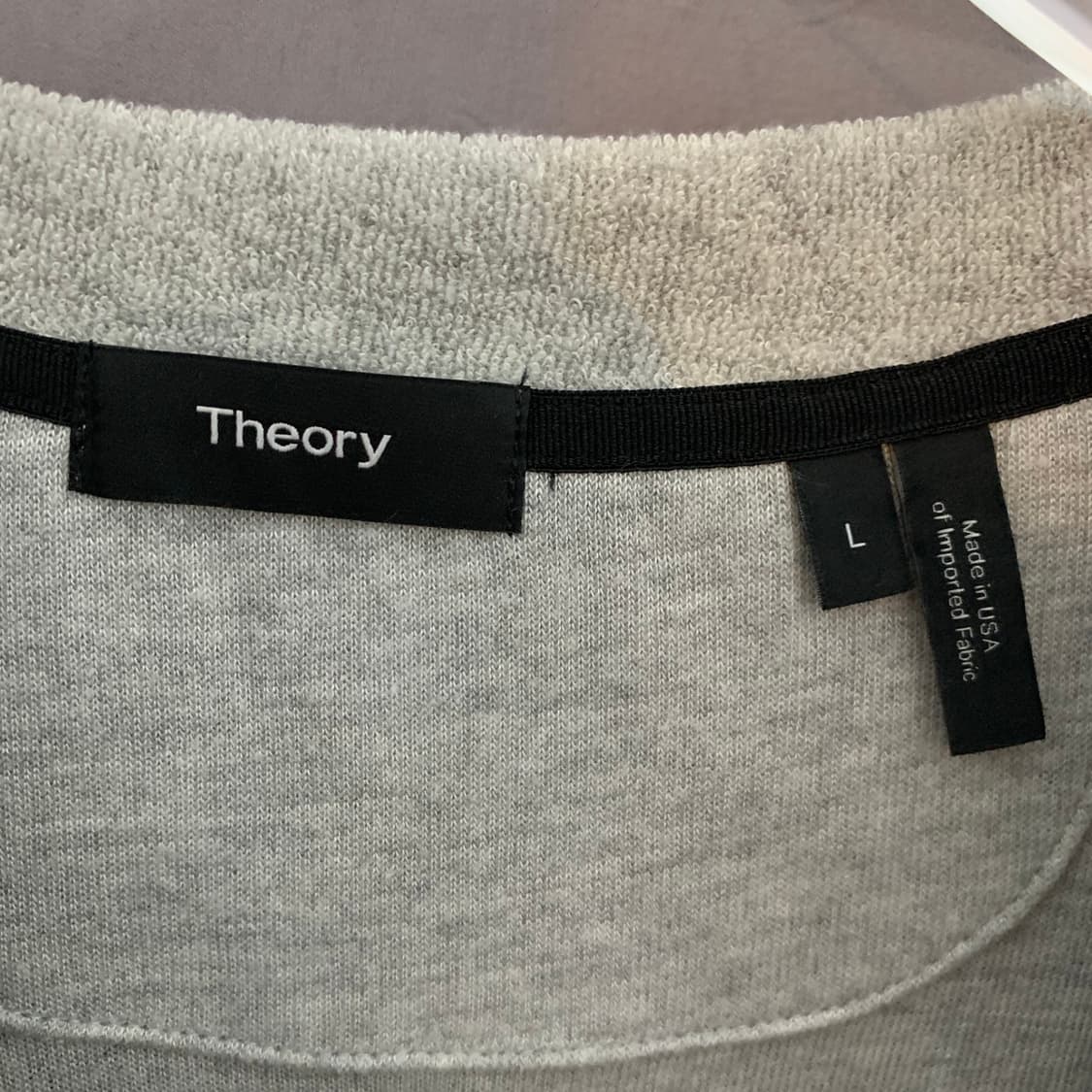 L THEORY 띠어리 테리 코튼 반팔티 상품이미지4