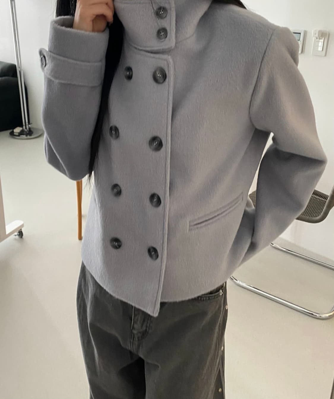 울 더블 숏코트 구매가 109000원 상품이미지1