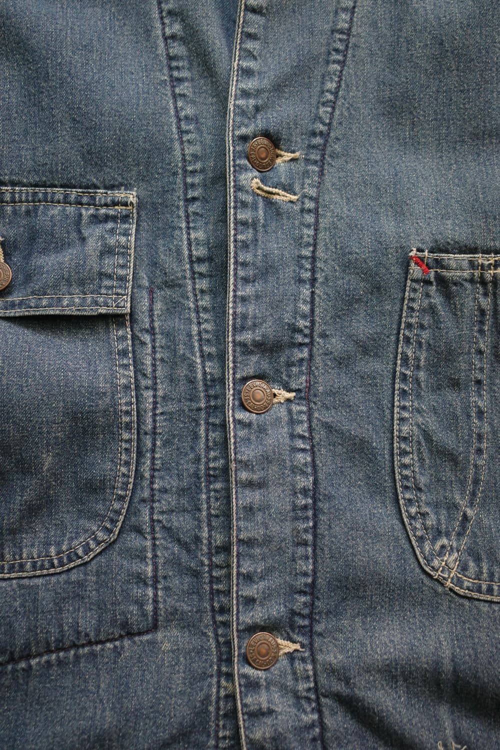 90s 리바이스 데님 커버올 자켓 상품이미지4
