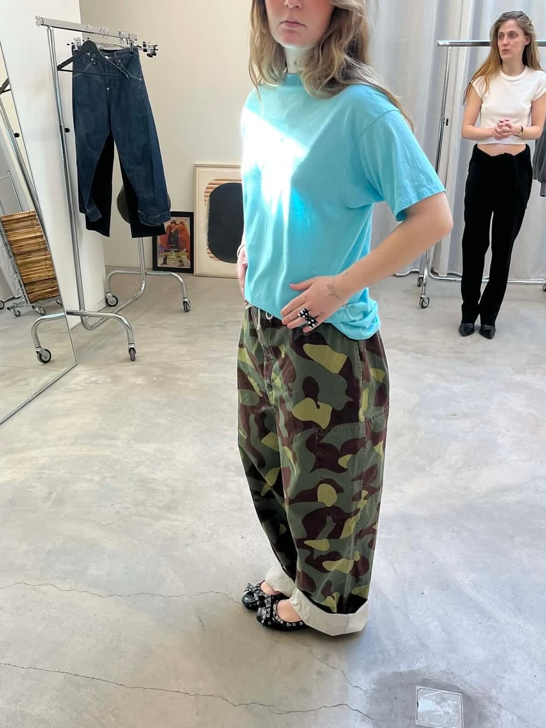 80s 핀란드군 m62 리버시블 오버 팬츠 nhogirl 상품이미지1