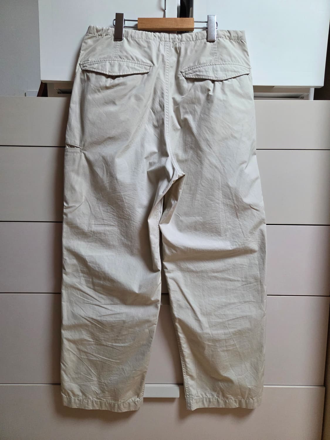 유니클로U 파라슈트팬츠 아이보리  M 상품이미지2