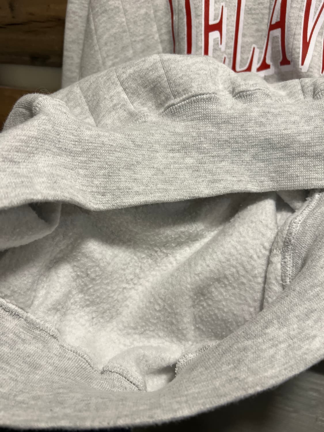 [XL]90's 저지스 USA Made DELAWARE 칼리지 스웻셔츠 상품이미지6