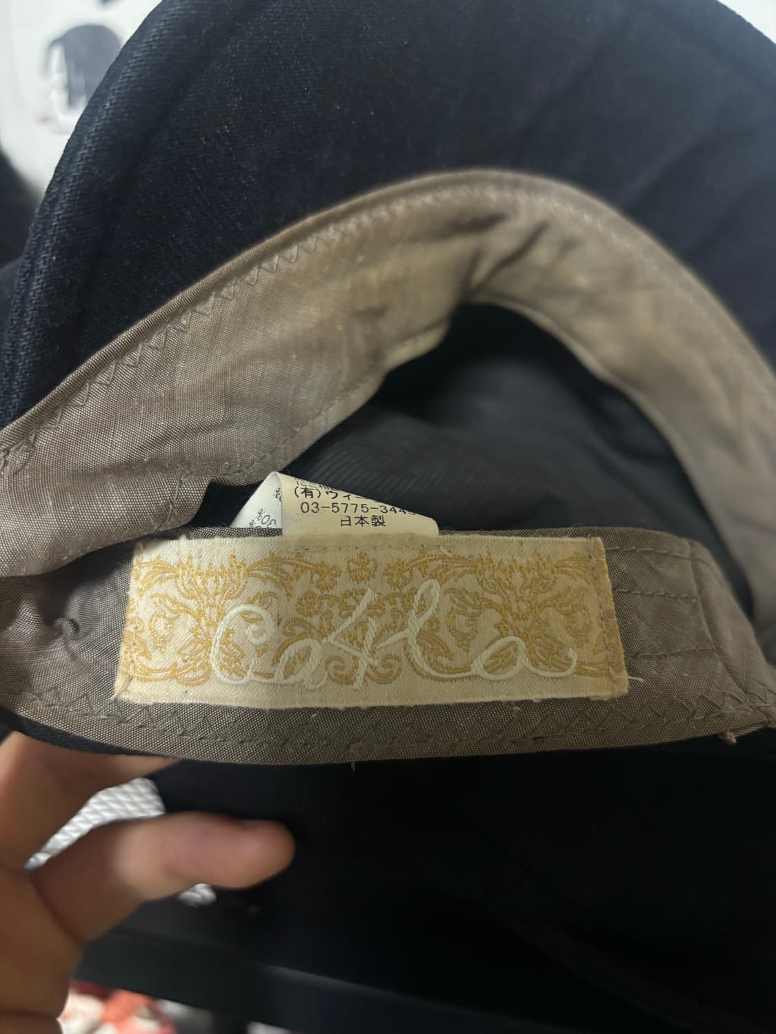 Ca4la 절개캡 블랙 상품이미지3