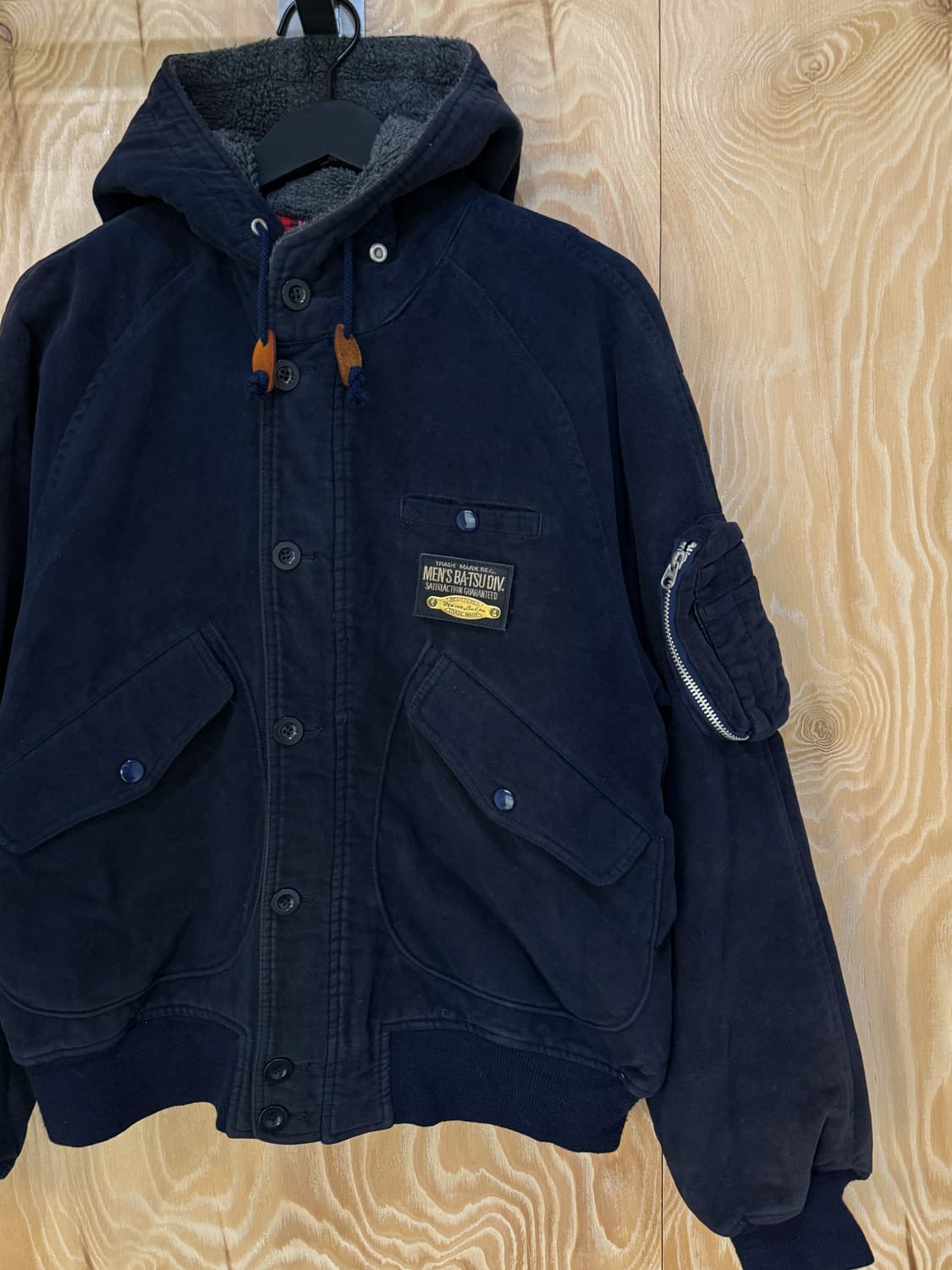 바츠 90‘s 몰스킨 플라이트 봄버 자켓 상품이미지5