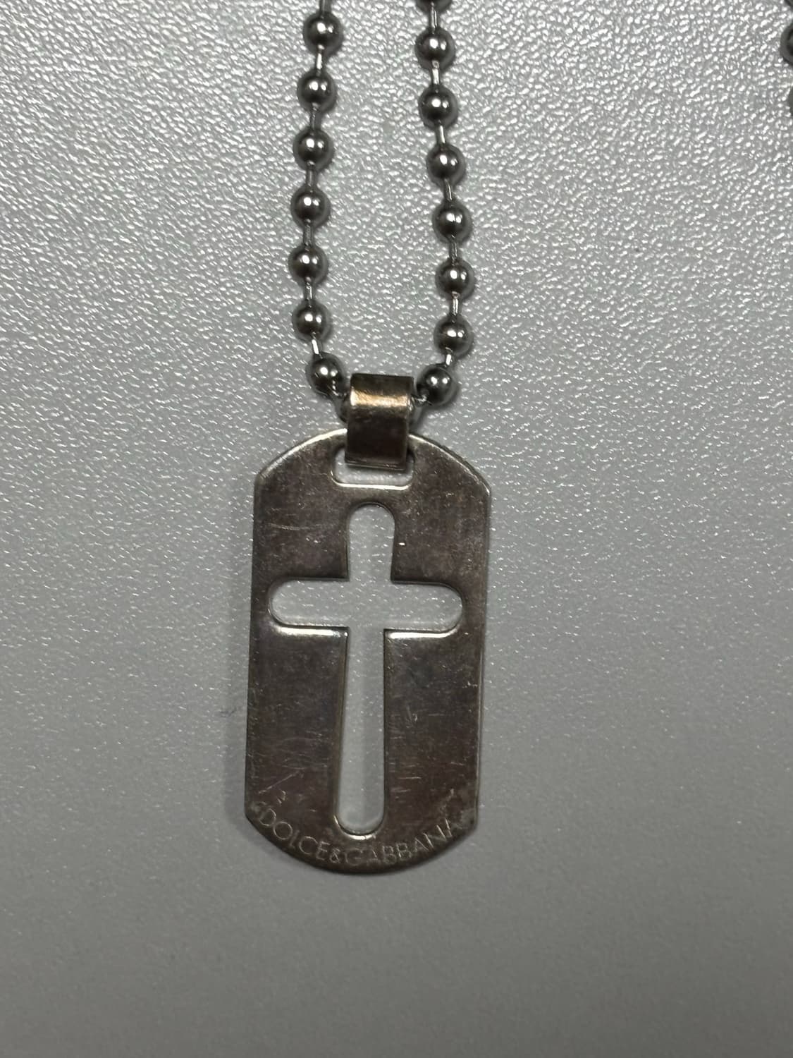 돌체앤가바나 도그태그 925 실버 목걸이 상품이미지3