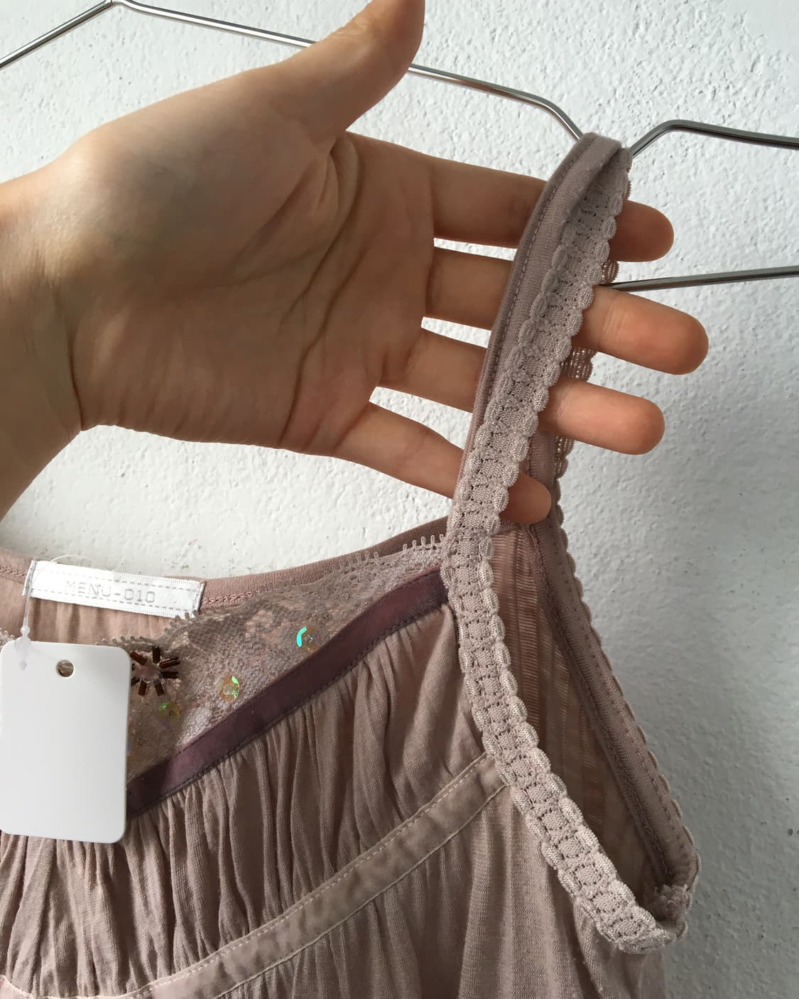 Lace trimming sleeveless 상품이미지4