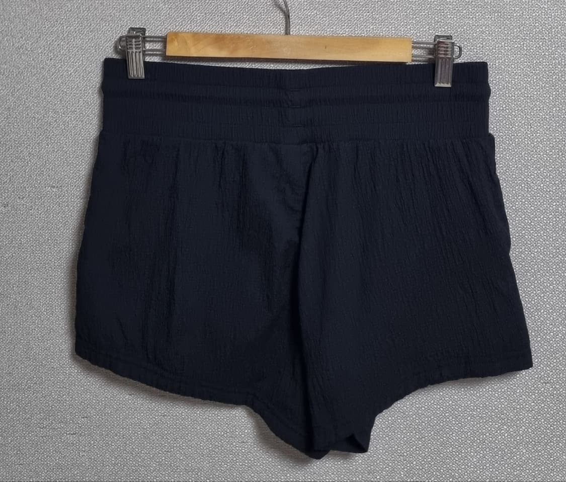 S ) 아디다스 트리플로고 블랙 나일론 우븐 쇼츠 반바지 상품이미지2