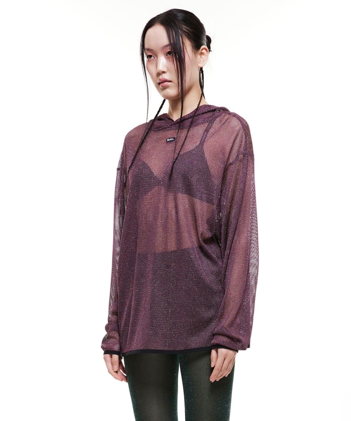 배디 메쉬 후디 딥퍼플 상품이미지4
