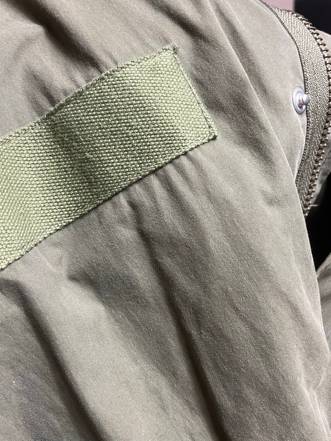 라퍼지스토어 - 오리지널 M 1965 피쉬테일 파카 (오리지널 카키) 상품이미지3