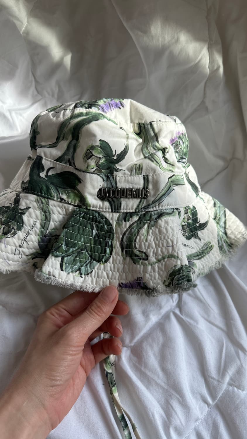 Jacquemus White Artichoke Le Bob 버킷햇 상품이미지2