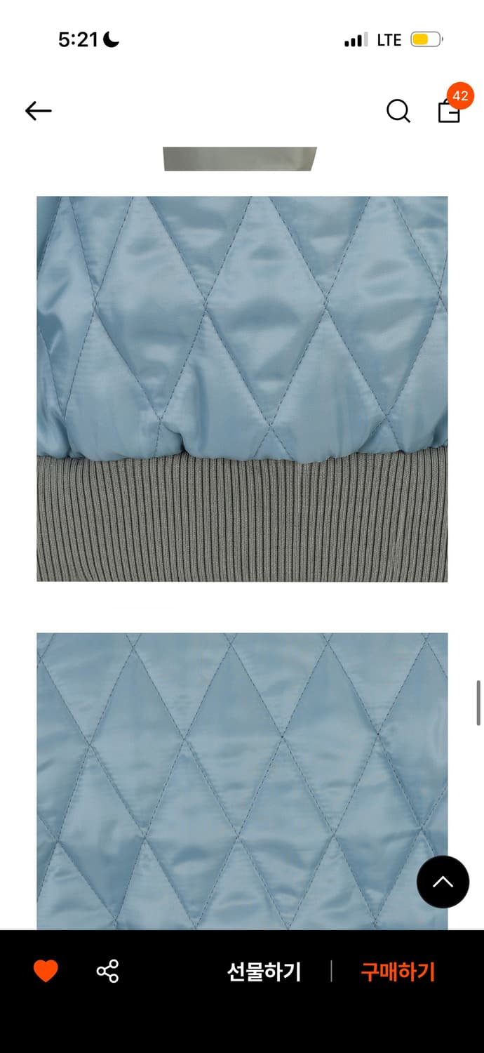 라라폭스 패딩 점퍼 항공점퍼 겨울자켓 상품이미지4