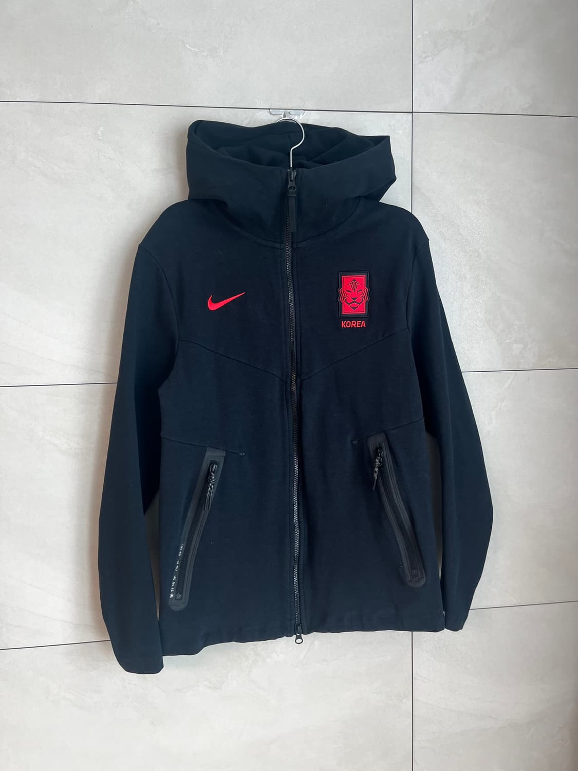 20-22 대한민국 축구 국대 선수지급용 나이키 테크팩 후드집업  상품이미지2