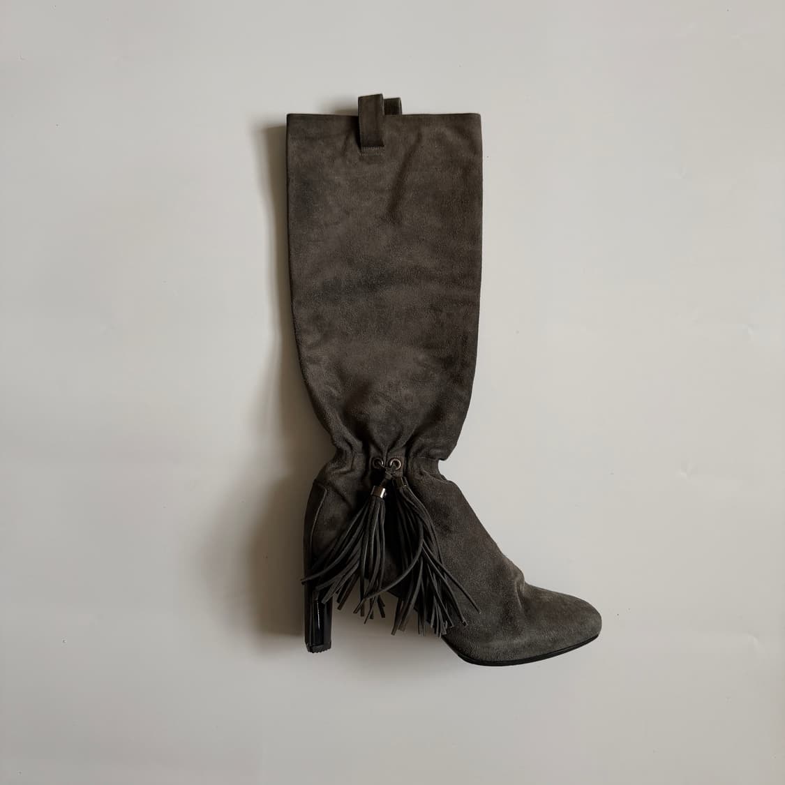 셀린느 스웨이드 롱부츠 36.5(235) 상품이미지4