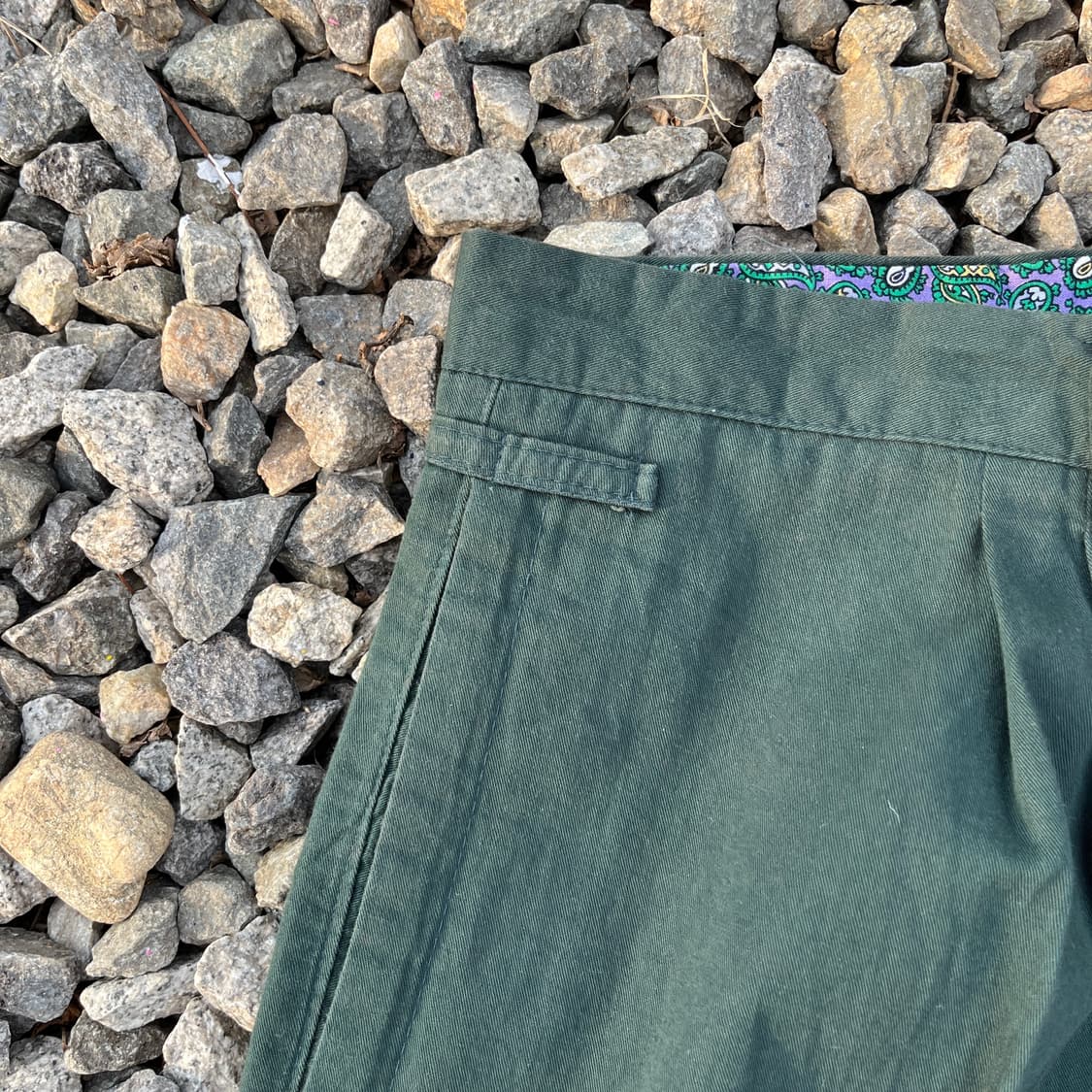 80-90s (made italy) 빈티지 코튼 와이드(실측확인) 상품이미지5