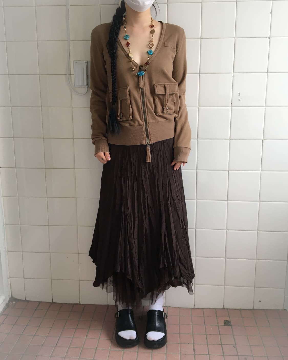 Pocket point cotton zip up 상품이미지1