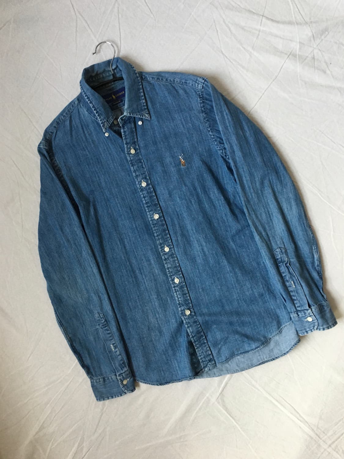 폴로 랄프로렌 자수 데님 셔츠 상품이미지3
