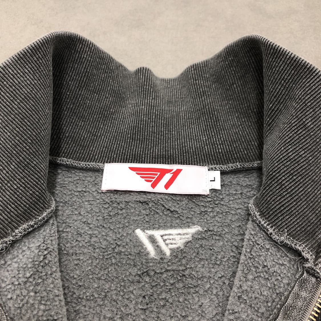 T1 티원 페이커 반집업 풀오버 스웻 맨투맨 티셔츠 L 상품이미지3