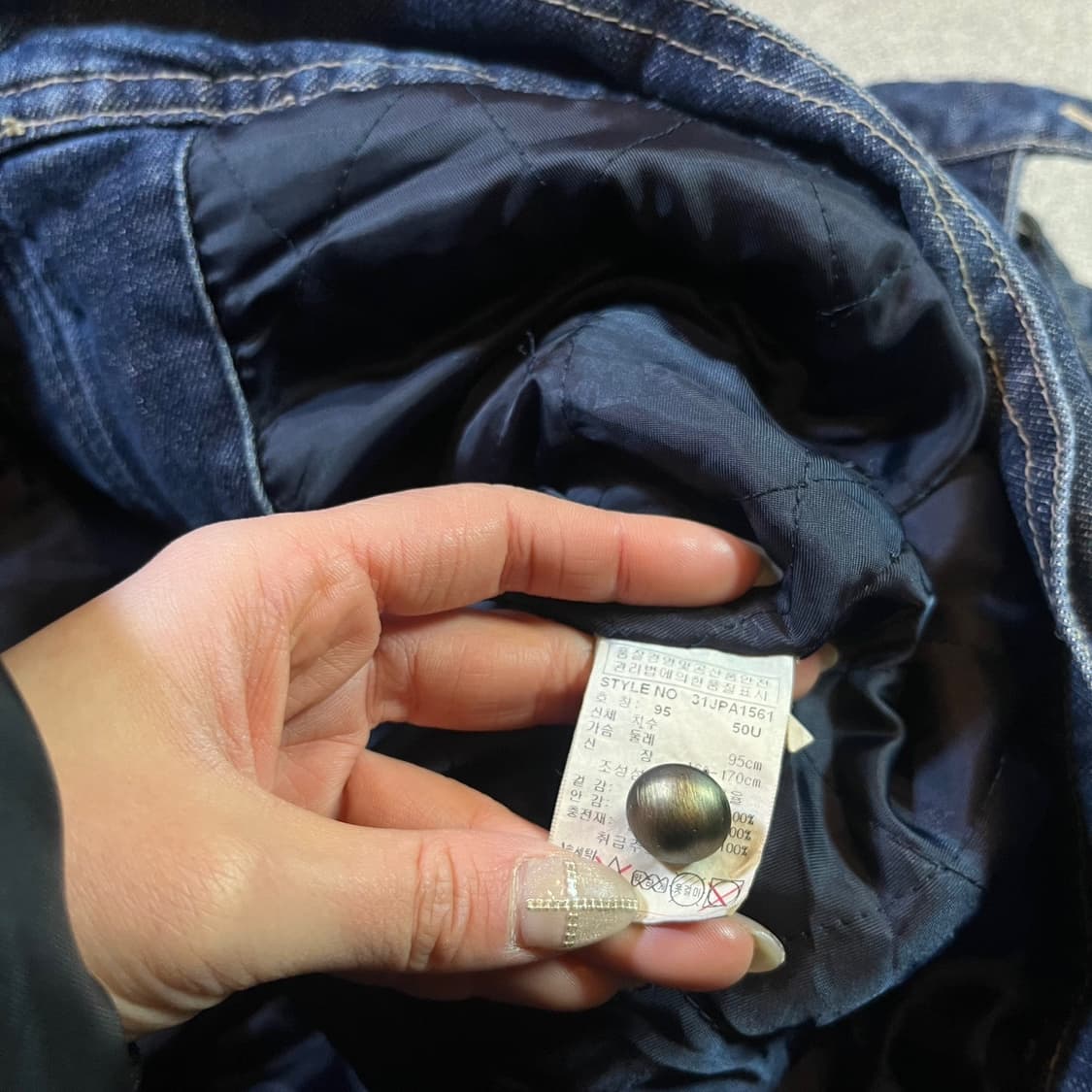 엠엘비 뉴욕양키스 우먼 데님 자켓 상품이미지5