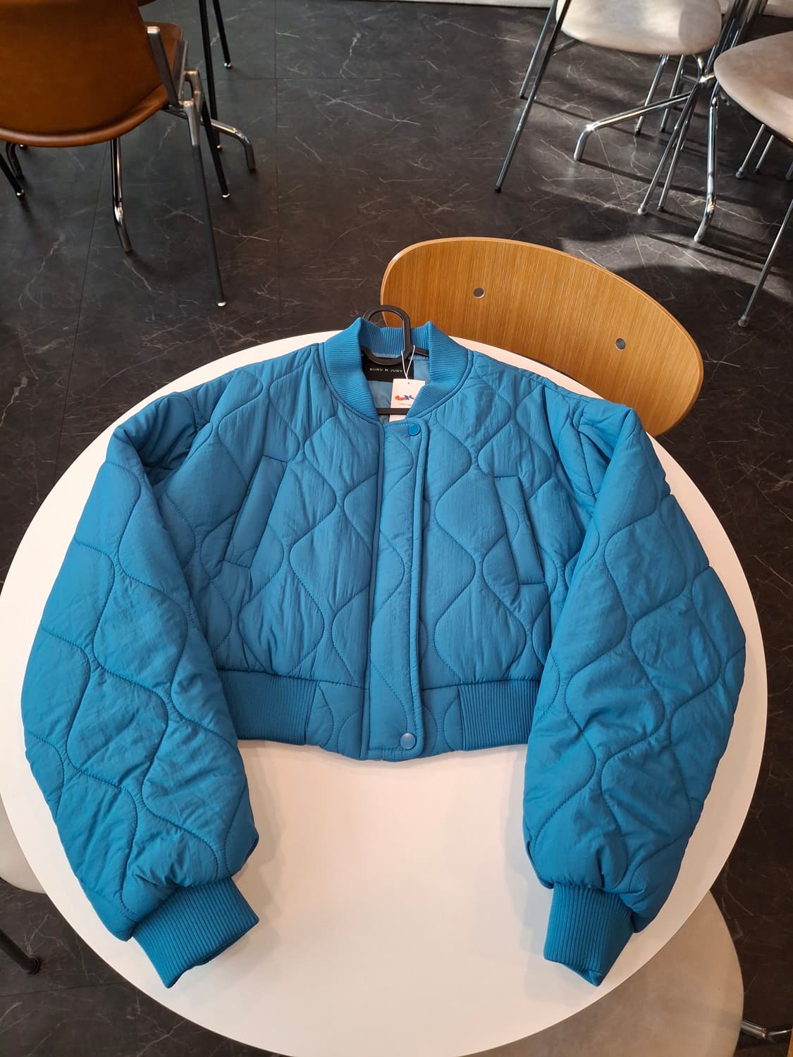 (마지막특가) 브루앤쥬디 퀼팅 패딩 점퍼 새상품 상품이미지1