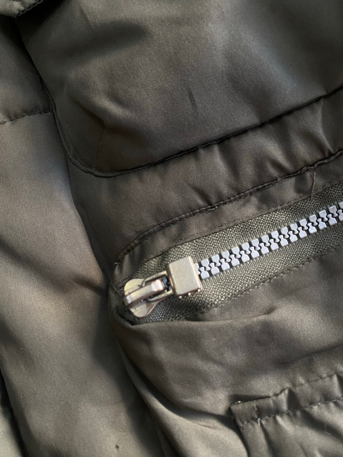 [XL] Vintage 카키 유틸리티 패딩 상품이미지10