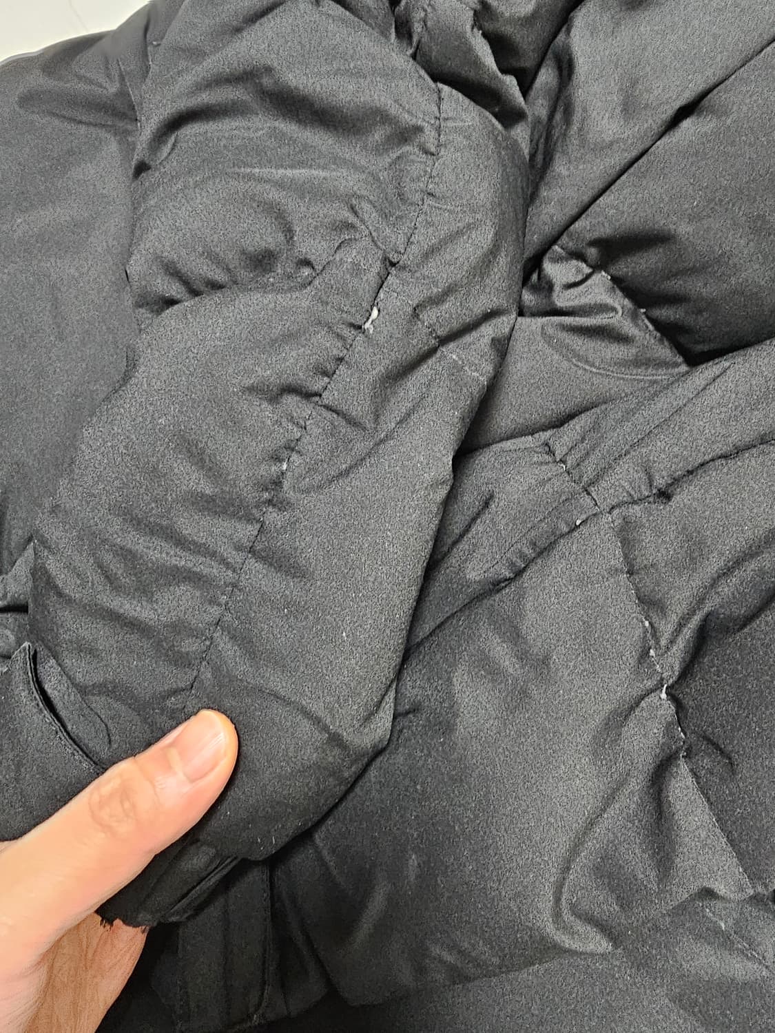 노스페이스 에어다운 롱패딩 L 100 상품이미지4