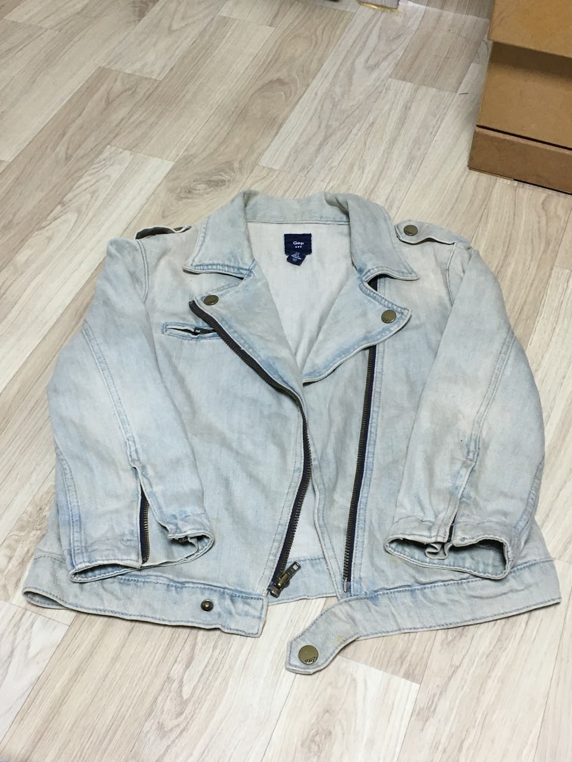 빈티지 사선 데님자켓 상품이미지2