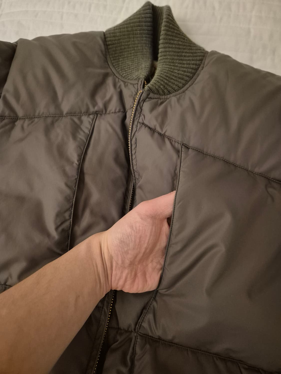 [새상품/록키마운틴페더베드] MC자켓 올리브 M(100) 모드맨별주 상품이미지10