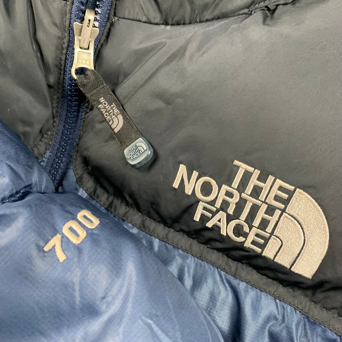 노스페이스 네이비 눕시 구스다운 패딩  상품이미지4