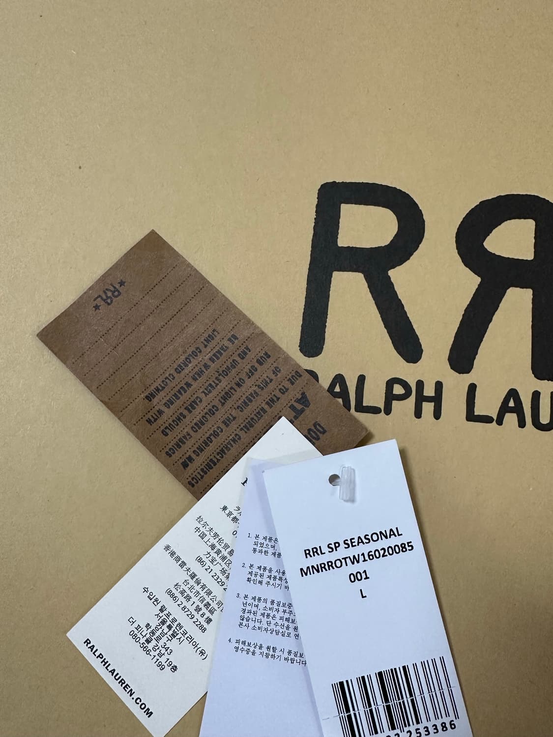 더블알엘 데님 트러커 재킷 블랙 L 사이즈 상품이미지7