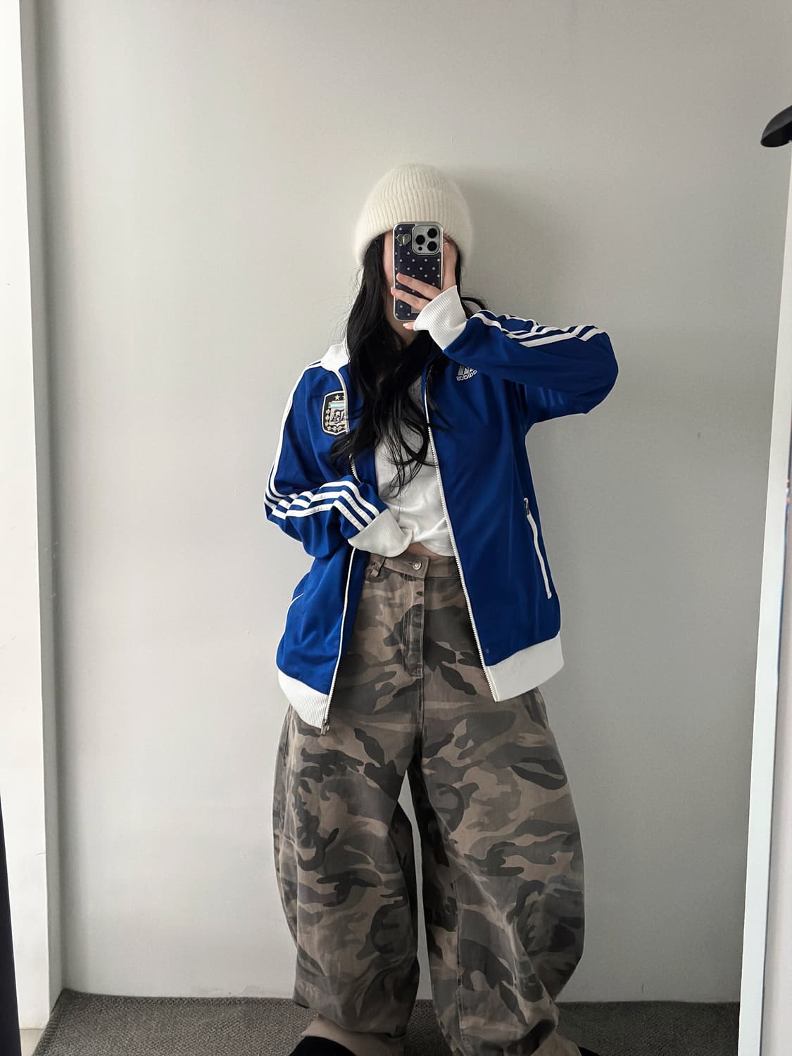 아디다스 블루/화이트 아르헨티나 져지  상품이미지2