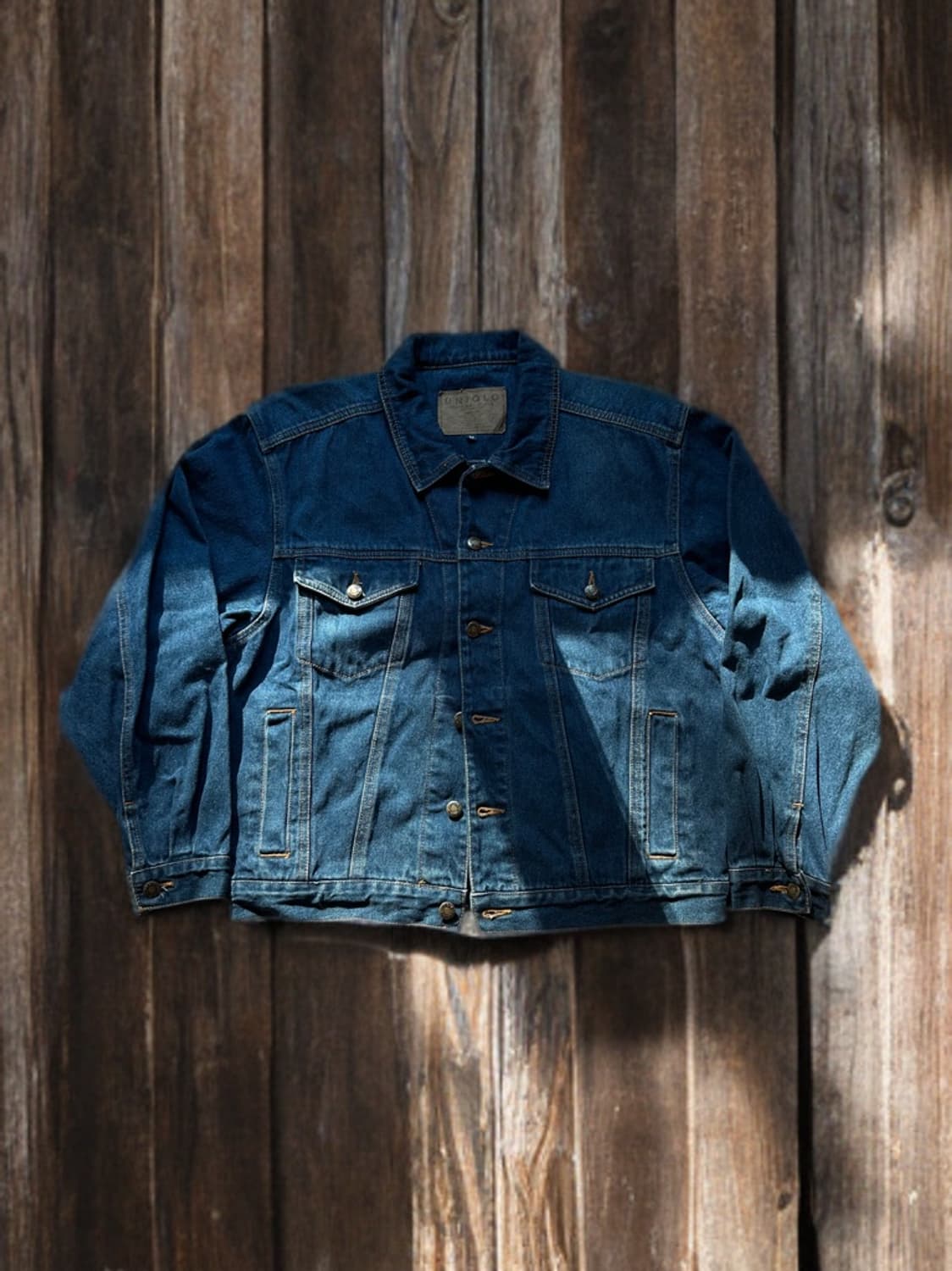 90s 올드 유니클로 데님 자켓 상품이미지1