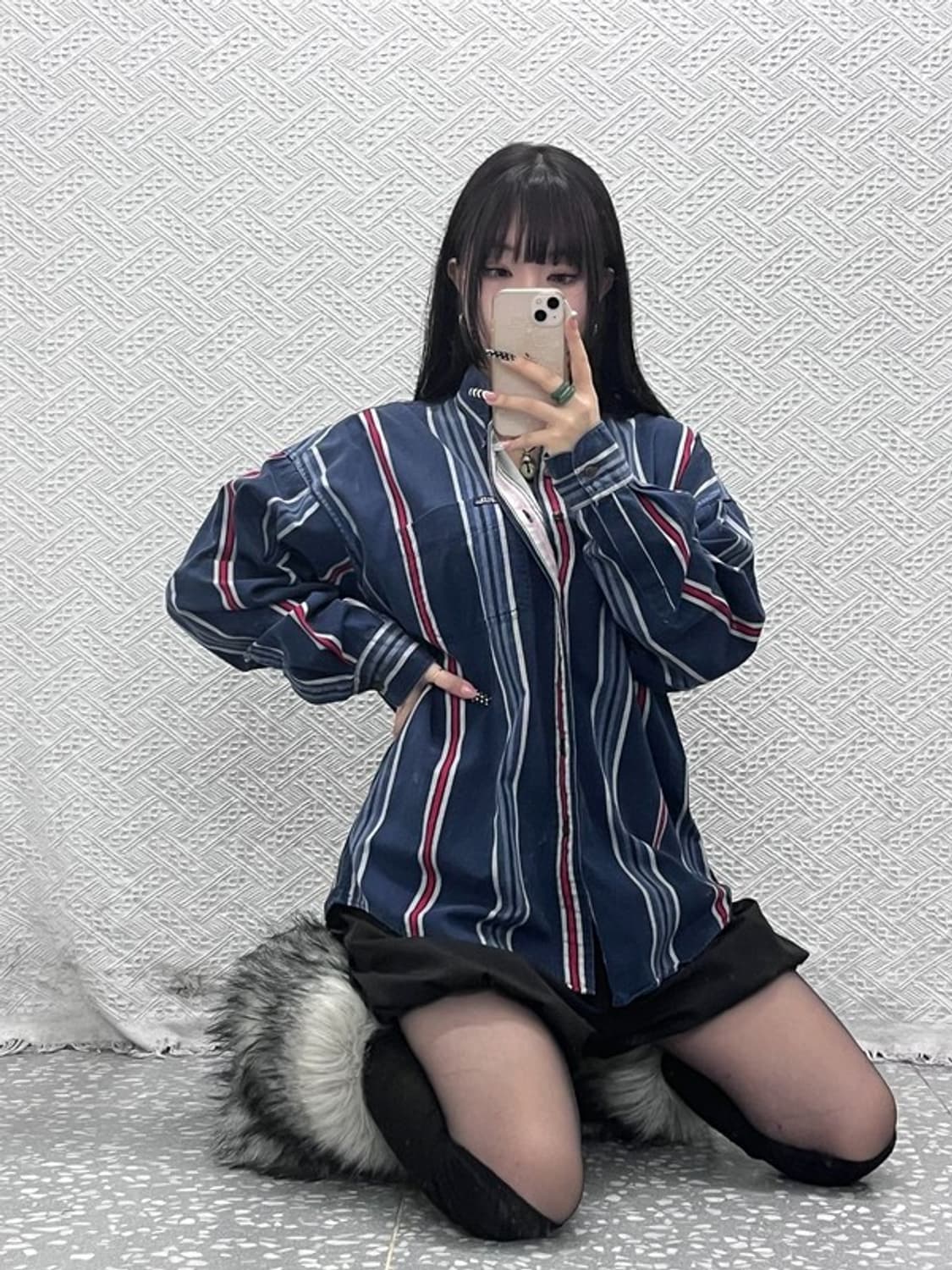 챕스 바이 랄프 로렌 레트로 90's 스트라이프 셔츠 L C10557 상품이미지2