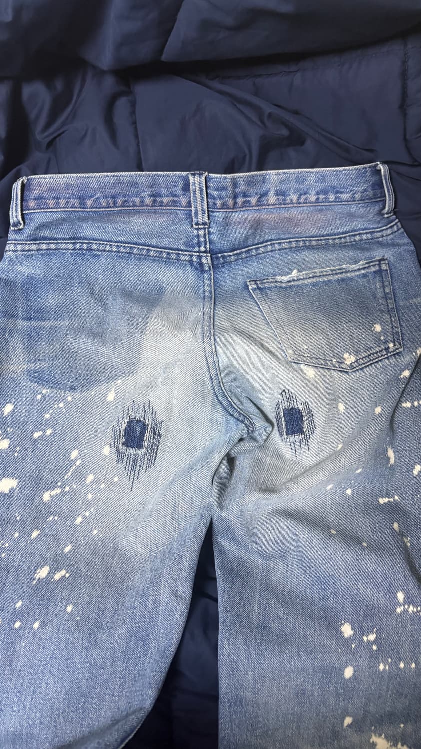 넘버나인 아카이브 2001aw 총알 그런지 데님 상품이미지4