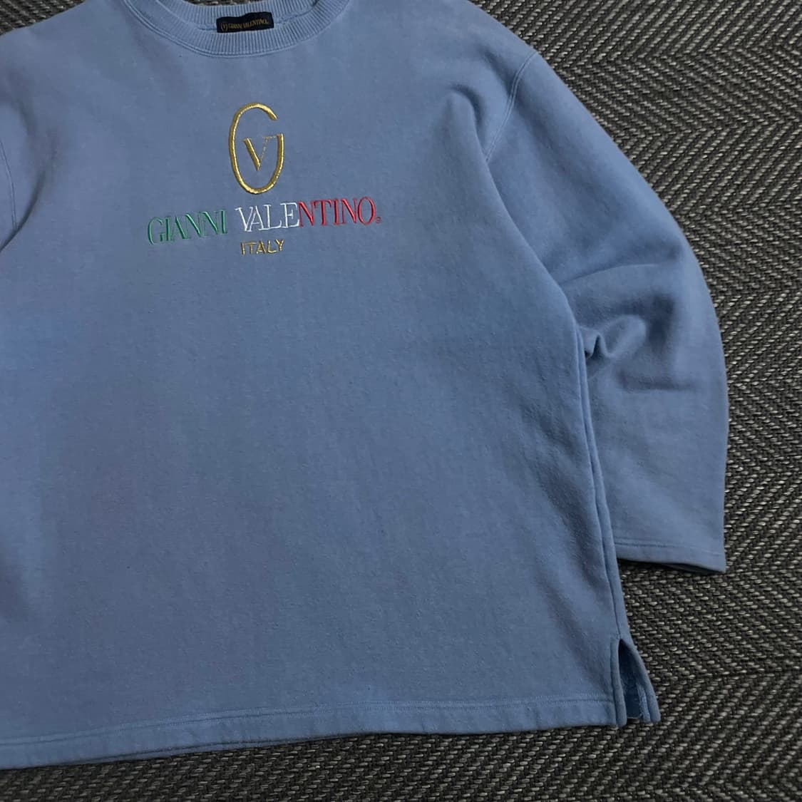 90s 지아니 발렌티노 빅로고 아카이브 맨투맨o 3832 상품이미지2