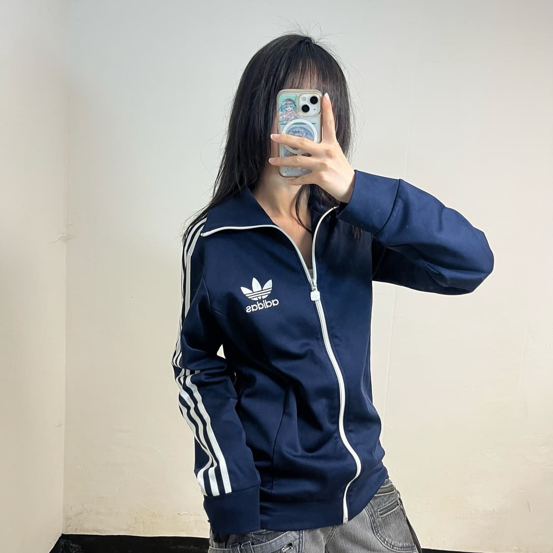 Adidas navy Europa track jacket 상품이미지2