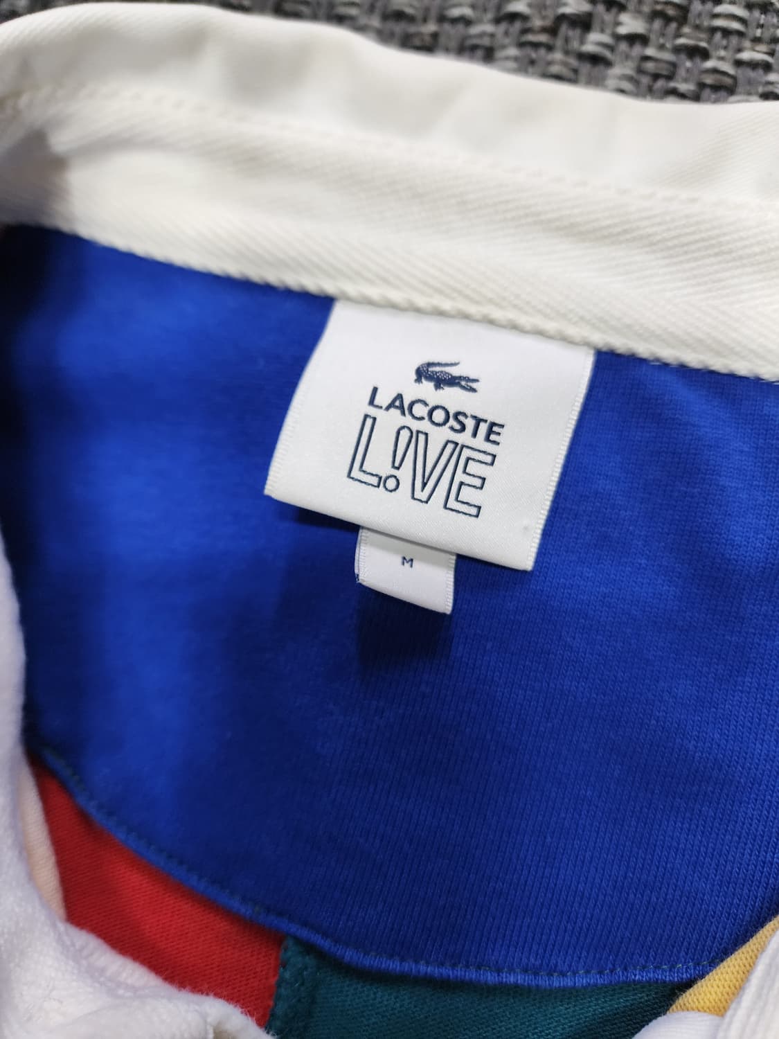 라코스테 멀티 컬러 블록 럭비 긴팔 폴로 셔츠 상품이미지7